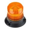 4-3/4" Amber LED Strobe Light Beacon - Double Flash Pattern - Heavy-Duty Vehicle Lighting