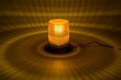 6-3/4" Amber LED Strobe Light Beacon - Double Flash Pattern - Heavy-Duty Vehicle Lighting -Nebo Sales Store universal mini led strobe light beacon on0