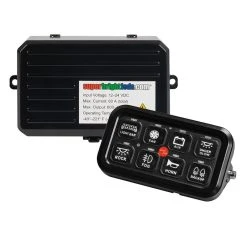 Universal LED Backlit Switch Panel - 8 Channel Automotive Control System - 12-24 VDC - Durable Rocker Switches