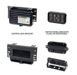 Universal LED Backlit Switch Panel - 8 Channel Automotive Control System - 12-24 VDC - Durable Rocker Switches -Nebo Sales Store usp 8ch x mount options updated