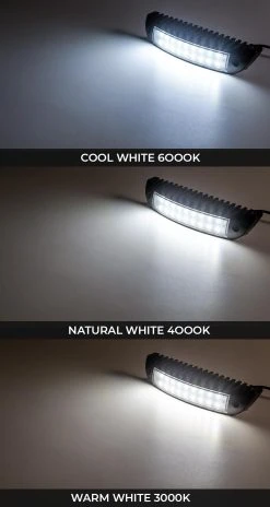 9" LED RV/Camper Porch Utility Light - 1450 Lumens, 18W, 3000K Warm White, Black Awning Flood Light -Nebo Sales Store val2 x9 x on cct