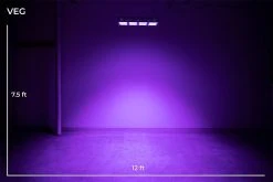 510W Full-Spectrum LED Grow Light with 12-Band Multi Spectrum - Dual Switch for Vegetation & Bloom - GLR-510W12F-VBD -Nebo Sales Store veg