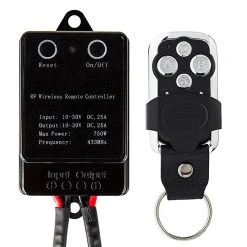 Vehicle-Ready LED Controller - Wireless RF Remote Key Fob RCS-RF25A for Auxiliary Lights -Nebo Sales Store vehicle ready led controller wireless rf key fob front