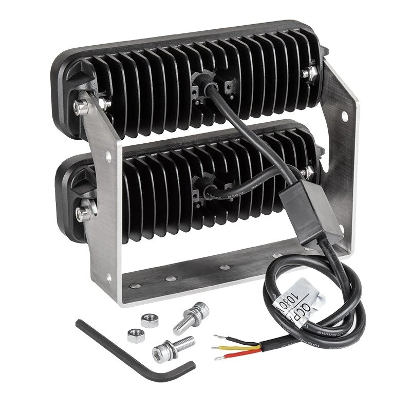 7" Dual Head LED Work Light - Spot & Flood Beam - 108W, 7920 Lumens - Vehicle Lighting 4 7" Dual Head LED Work Light - Spot & Flood Beam - 108W, 7920 Lumens - Vehicle Lighting - Image 4