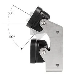 7" Dual Head LED Work Light - Spot & Flood Beam - 108W, 7920 Lumens - Vehicle Lighting 15 7" Dual Head LED Work Light - Spot & Flood Beam - 108W, 7920 Lumens - Vehicle Lighting -Nebo Sales Store vwl 108w2d recb profile 2