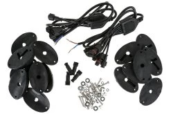 8-Piece Waterproof Off-Road LED Rock Light Kit - 213 Lumens - Motorcycle & Vehicle Lighting -Nebo Sales Store waterproof off road led rock light kit01