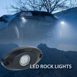 Off Road LED Rock Lights - Waterproof, Wide Angle, 213 Lumens - Motorcycle & Vehicle Lighting