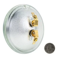 Weatherproof PAR36 LED Light Bulb - 50W Equivalent Red Screw Pin Flood Light for Vehicles -Nebo Sales Store weatherproof par36 led bulb 70w equivalent bi pin spotlight bulb back