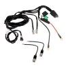 LED Light Wiring Harness with Switch & Relay - Dual Output, DTP Connector, CH2 - Vehicle Lighting Accessory