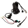 LED Light Wiring Harness with Switch & Relay - Single Output, DTP Connector, CH1 - Vehicle Lighting Accessory
