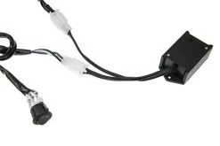 Wireless Remote Control Switches with Key Fobs - 2 Key Fob Remote Controls & Receivers for Vehicle Lighting -Nebo Sales Store wireless remote and receiver wiring harness connection detail