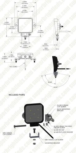 4" Mini Off-Road LED Work Light - 15W, 1,050 Lumens - Waterproof LED Driving Light for Trucks, ATVs, and SUVs 32 4" Mini Off-Road LED Work Light - 15W, 1,050 Lumens - Waterproof LED Driving Light for Trucks, ATVs, and SUVs -Nebo Sales Store wl 15w s30 assembly for site