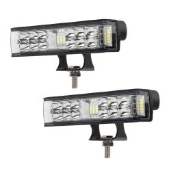 6" Linear Side Shooter Off-Road LED Driving Light Combo Spot/Flood - 20W - 2-Pack for Trucks, SUVs, ATVs