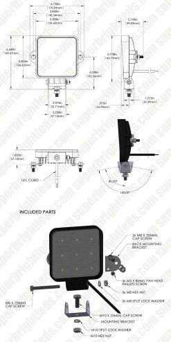 5" Off-Road LED Work Light - 27W, 2,025 Lumens, 60 Degree Beam, 6300K - Durable LED Driving Light for Vehicles 36 5" Off-Road LED Work Light - 27W, 2,025 Lumens, 60 Degree Beam, 6300K - Durable LED Driving Light for Vehicles -Nebo Sales Store wl 27w s60 assembly for site