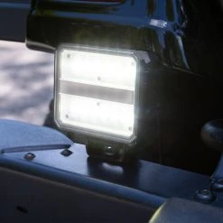 5” 60W LED Off-Road Work Light - 6,200 Lumens Flood Beam - White - Vehicle Lighting -Nebo Sales Store wl 60w s100 app close up on v1