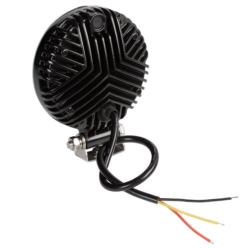 4.5" Round LED Off-Road Light - 25W, 1,800 Lumens White Spot with Amber Strobe - Grille & Surface Mount 2 4.5" Round LED Off-Road Light - 25W, 1,800 Lumens White Spot with Amber Strobe - Grille & Surface Mount - Image 2