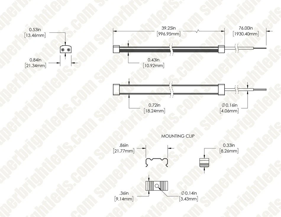 12 Inch Waterproof LED Light Bar - 4000K Cool White Under Cabinet Lighting 9 12 Inch Waterproof LED Light Bar - 4000K Cool White Under Cabinet Lighting - Image 9