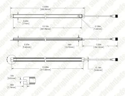 Waterproof LED Light Bar - 12VDC Dimmable Under Cabinet Lighting - 3000K/4000K/5000K - 338 Lm/ft 27 Waterproof LED Light Bar - 12VDC Dimmable Under Cabinet Lighting - 3000K/4000K/5000K - 338 Lm/ft -Nebo Sales Store wlbs 30k18 12v0