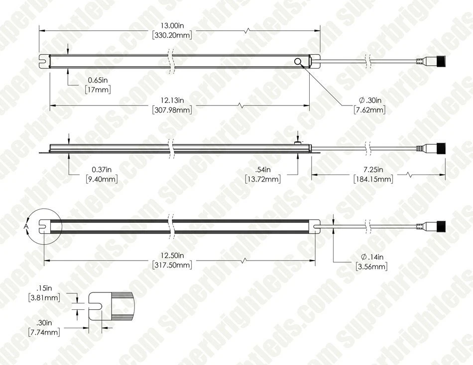 Waterproof LED Light Bar - 12VDC Dimmable Under Cabinet Lighting - 3000K/4000K/5000K - 338 Lm/ft 14 Waterproof LED Light Bar - 12VDC Dimmable Under Cabinet Lighting - 3000K/4000K/5000K - 338 Lm/ft - Image 14