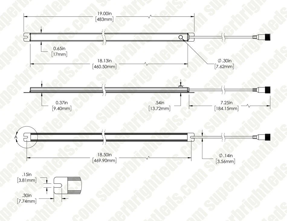 Waterproof LED Light Bar - 12VDC Dimmable Under Cabinet Lighting - 3000K/4000K/5000K - 338 Lm/ft 13 Waterproof LED Light Bar - 12VDC Dimmable Under Cabinet Lighting - 3000K/4000K/5000K - 338 Lm/ft - Image 13