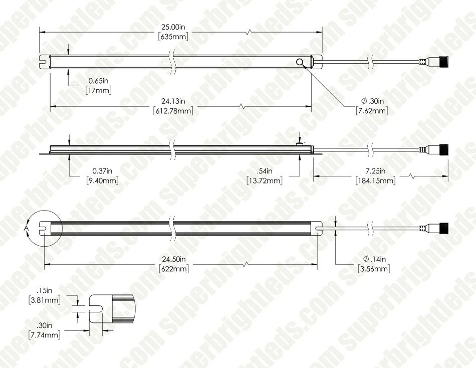 Waterproof LED Light Bar - 12VDC Dimmable Under Cabinet Lighting - 3000K/4000K/5000K - 338 Lm/ft 12 Waterproof LED Light Bar - 12VDC Dimmable Under Cabinet Lighting - 3000K/4000K/5000K - 338 Lm/ft - Image 12