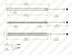 Waterproof LED Light Bar - 12VDC Dimmable Under Cabinet Lighting - 3000K/4000K/5000K - 338 Lm/ft 24 Waterproof LED Light Bar - 12VDC Dimmable Under Cabinet Lighting - 3000K/4000K/5000K - 338 Lm/ft -Nebo Sales Store wlbs 30k39 12v0