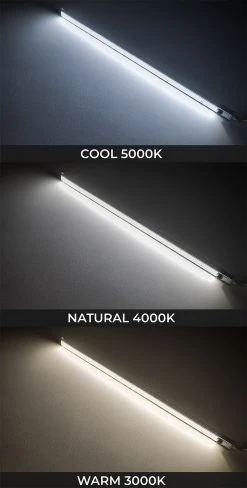 Waterproof LED Light Bar - 12VDC Dimmable Under Cabinet Lighting - 3000K/4000K/5000K - 338 Lm/ft 19 Waterproof LED Light Bar - 12VDC Dimmable Under Cabinet Lighting - 3000K/4000K/5000K - 338 Lm/ft -Nebo Sales Store wlbs cct