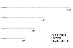 Waterproof LED Light Bar - 12VDC Dimmable Under Cabinet Lighting - 3000K/4000K/5000K - 338 Lm/ft 18 Waterproof LED Light Bar - 12VDC Dimmable Under Cabinet Lighting - 3000K/4000K/5000K - 338 Lm/ft -Nebo Sales Store wlbs xkx 12v sizes