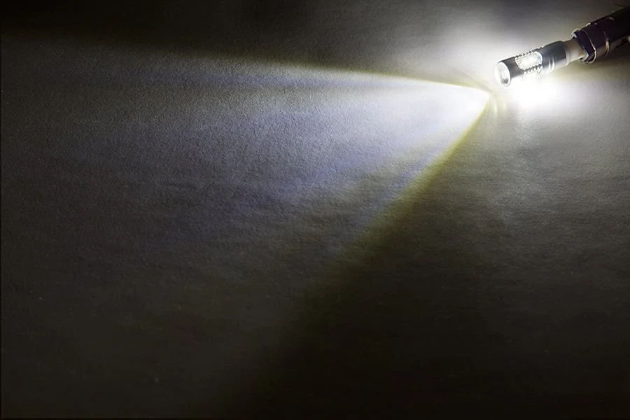 H1 LED Daytime Running Light Bulb - 350 Lumens Cool White with Focusing Lens | DRL Replacement Bulbs 3 H1 LED Daytime Running Light Bulb - 350 Lumens Cool White with Focusing Lens | DRL Replacement Bulbs - Image 3