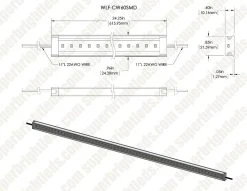 Waterproof Linear LED Light Bar Fixture - 195 Lm/ft - 1ft / 2ft - Under Cabinet Lighting 27 Waterproof Linear LED Light Bar Fixture - 195 Lm/ft - 1ft / 2ft - Under Cabinet Lighting -Nebo Sales Store wlf cw60smd assembly digimark