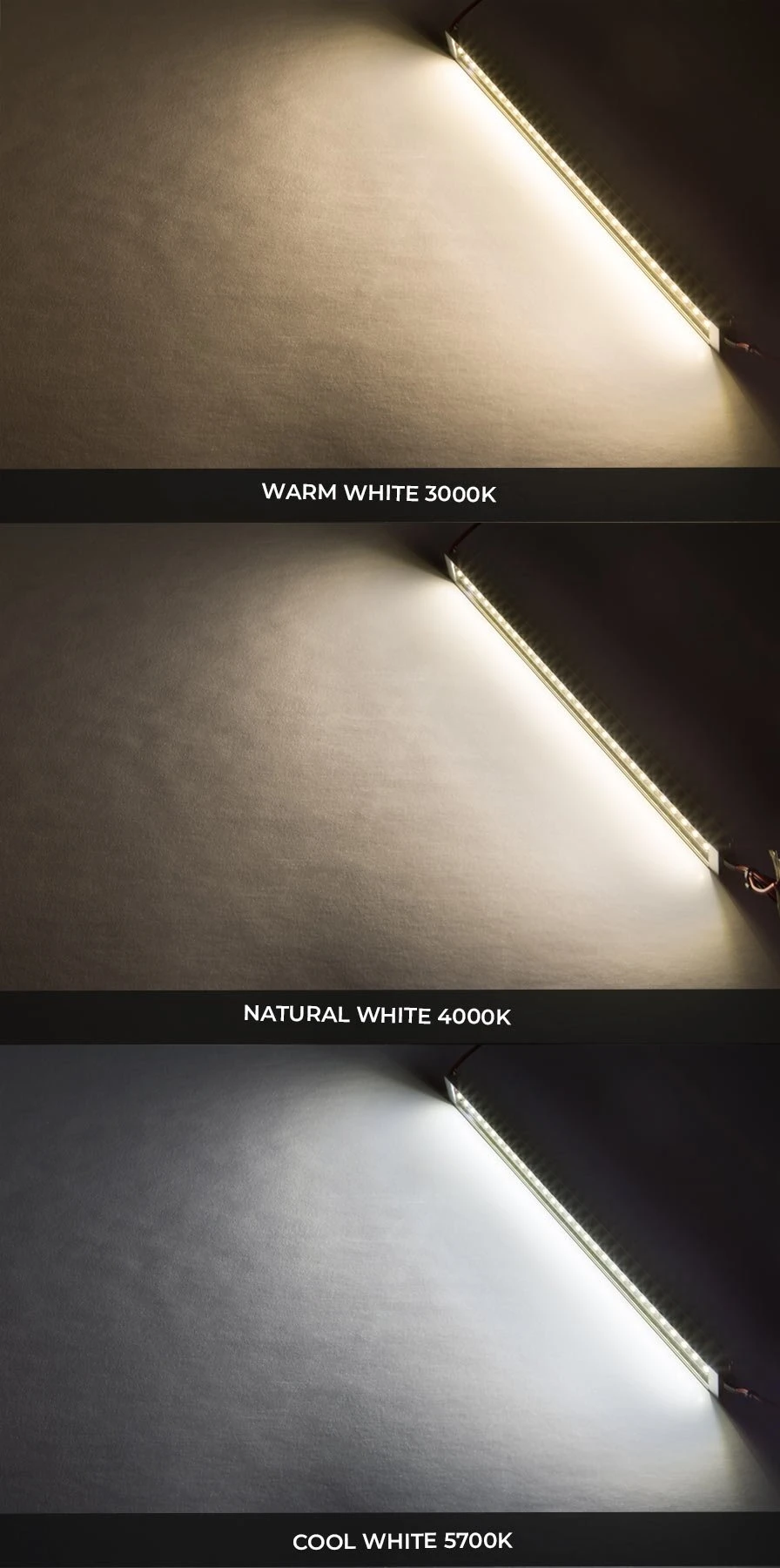 Waterproof Linear LED Light Bar Fixture - 195 Lm/ft - 1ft / 2ft - Under Cabinet Lighting 7 Waterproof Linear LED Light Bar Fixture - 195 Lm/ft - 1ft / 2ft - Under Cabinet Lighting - Image 7