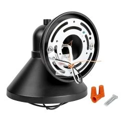 Black 9W LED Decorative Sconce - 7.3" Tall Indoor/Outdoor Wall Light 12 Black 9W LED Decorative Sconce - 7.3" Tall Indoor/Outdoor Wall Light -Nebo Sales Store wll61018 xkbk back black updated 2