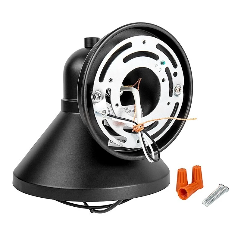 Black 9W LED Decorative Sconce - 7.3" Tall Indoor/Outdoor Wall Light 5 Black 9W LED Decorative Sconce - 7.3" Tall Indoor/Outdoor Wall Light - Image 5