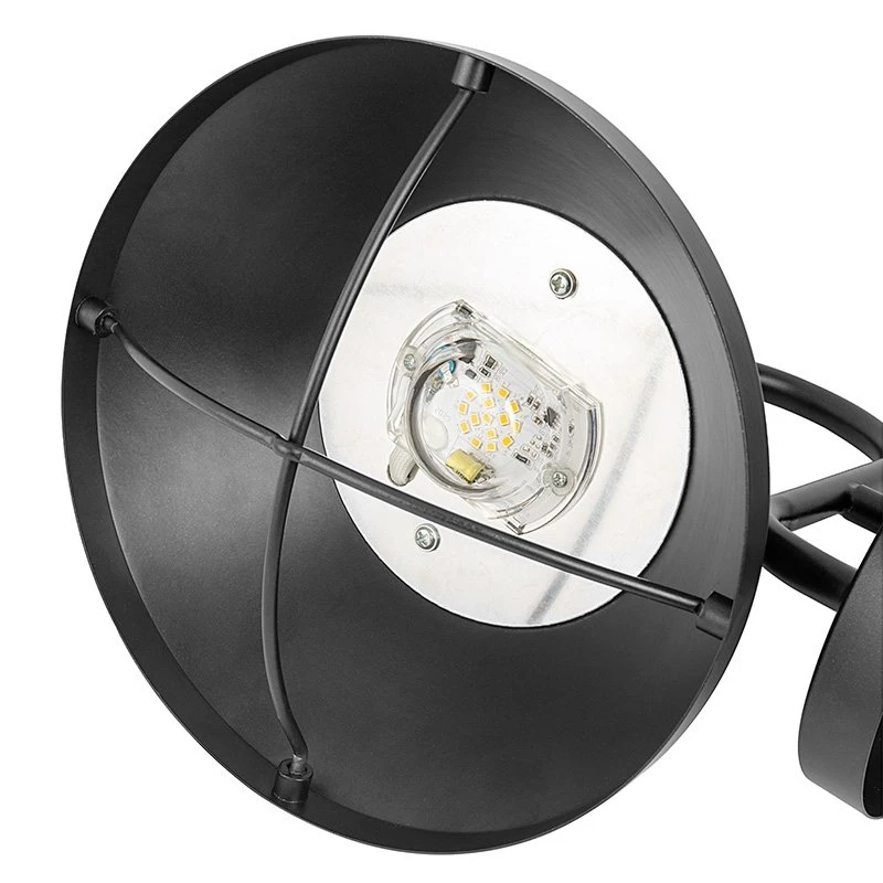 10.6" Black LED Barn Light Sconce - Indoor/Outdoor Wall Light, 9W Energy-Efficient 5 10.6" Black LED Barn Light Sconce - Indoor/Outdoor Wall Light, 9W Energy-Efficient - Image 5