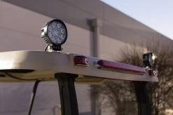 3.5" LED Pod Lights - 27W Round Mini LED Work Lights - 1,600 Lumens - Spot Beam - 2-Pack for Vehicles & Emergency Use -Nebo Sales Store wlm 27w r30 installed close up