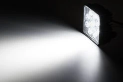 4" Square LED Pod Lights - 27W, 1,600 Lumens, 2 Pack - Durable Mini Work Lights for Vehicles -Nebo Sales Store wlm 27w s30 on