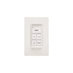 C-Max Wireless Bluetooth Wall Switch - 5 Button Plug-and-Play Smart Home Lighting Control - White