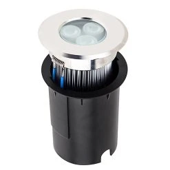 G-LUX RGB LED Flat Top In-Ground Well Light - 8 Watt, RGB Color Changing Landscape Lighting with Sleeve -Nebo Sales Store wrlfa rgb6w 60 ms3 wing