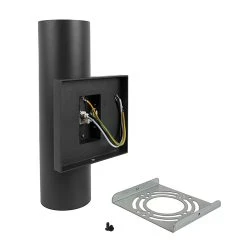 11" Black Round Cylinder LED Wall Sconce - Up/Down Light - 1400 Lumens, 3000K - Outdoor Wall Light 9 11" Black Round Cylinder LED Wall Sconce - Up/Down Light - 1400 Lumens, 3000K - Outdoor Wall Light -Nebo Sales Store wsr 30k20 udbl back