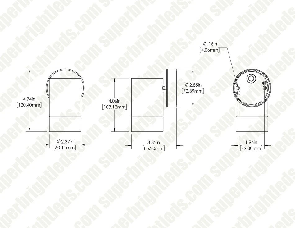 4" Low Voltage Brass Down Light - 12V LED Ready Fixture with RGB+CCT MR16 Bulb & Optional RF Remote 10 4" Low Voltage Brass Down Light - 12V LED Ready Fixture with RGB+CCT MR16 Bulb & Optional RF Remote - Image 10