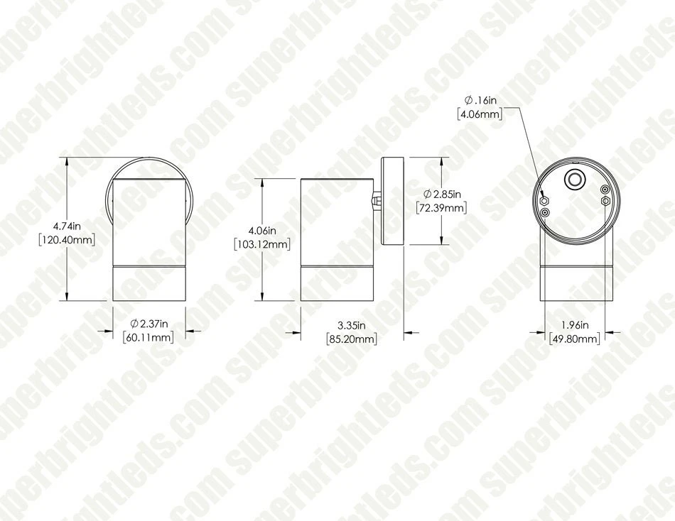 4" Low Voltage Brass Down Light - 12V LED Ready Fixture with MR16 Bulb (2700K-6500K) for Accent, Boat & Vehicle Lighting 10 4" Low Voltage Brass Down Light - 12V LED Ready Fixture with MR16 Bulb (2700K-6500K) for Accent, Boat & Vehicle Lighting - Image 10