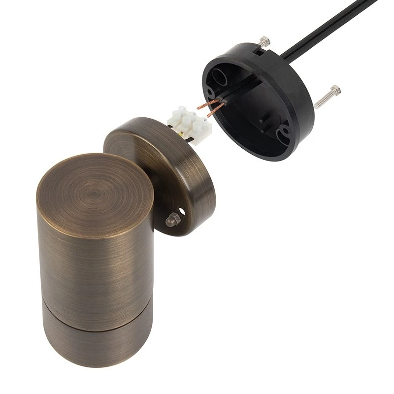 4" Low Voltage Brass Down Light - 12V LED Ready Fixture with RGB+CCT MR16 Bulb & Optional RF Remote 6 4" Low Voltage Brass Down Light - 12V LED Ready Fixture with RGB+CCT MR16 Bulb & Optional RF Remote - Image 6