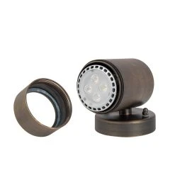 4" Low Voltage Brass Down Light - 12V LED Ready Fixture with MR16 Bulb (2700K-6500K) for Accent, Boat & Vehicle Lighting 13 4" Low Voltage Brass Down Light - 12V LED Ready Fixture with MR16 Bulb (2700K-6500K) for Accent, Boat & Vehicle Lighting -Nebo Sales Store wsr lrr xwmr16 open