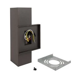 11" Bronze Square Cylinder LED Wall Sconce - Up/Down Light - 1400 Lumens, 3000K - Outdoor Wall Light -Nebo Sales Store wss 30k20 udbr back