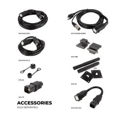 48" RGBW Linear LED Wall Washer - 25W DMX512 Compatible - 120-277V Landscape Lighting -Nebo Sales Store ww dmx dc6 accessories updated