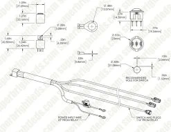 Dual Output LED Light Wiring Harness with Relay & Weatherproof Switch - DT Connector for Auxiliary Lights 9 Dual Output LED Light Wiring Harness with Relay & Weatherproof Switch - DT Connector for Auxiliary Lights -Nebo Sales Store wwh dtd30 assembly updated 2019