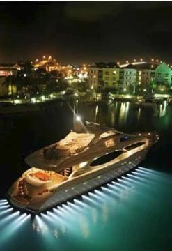 9W Underwater LED Lights - Energy-Efficient Submersible Landscape Lighting -Nebo Sales Store yacht led underwater light under boat dock